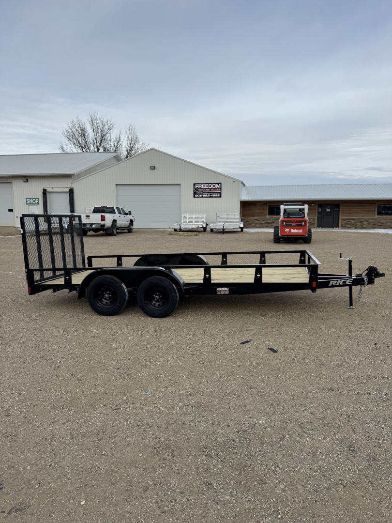 New 2026 Rice Trailers TD8216 Utility Trailer