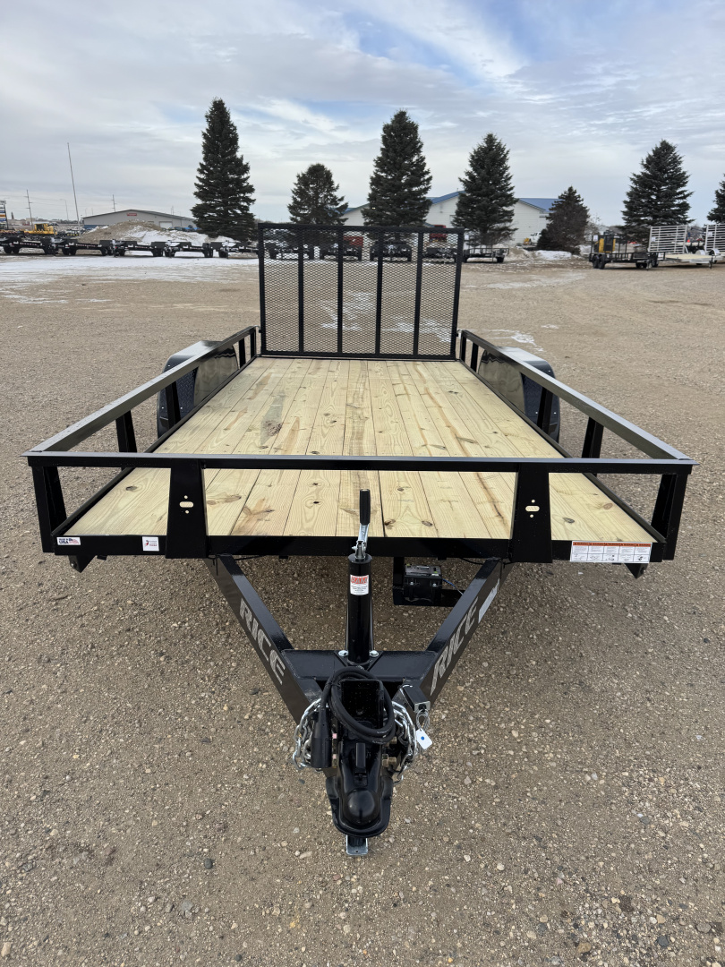 New 2026 Rice Trailers TD8216 Utility Trailer