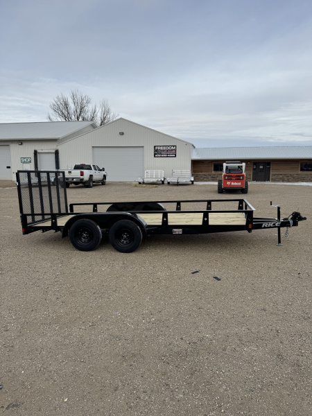 New 2026 Rice Trailers TD8216 Utility Trailer