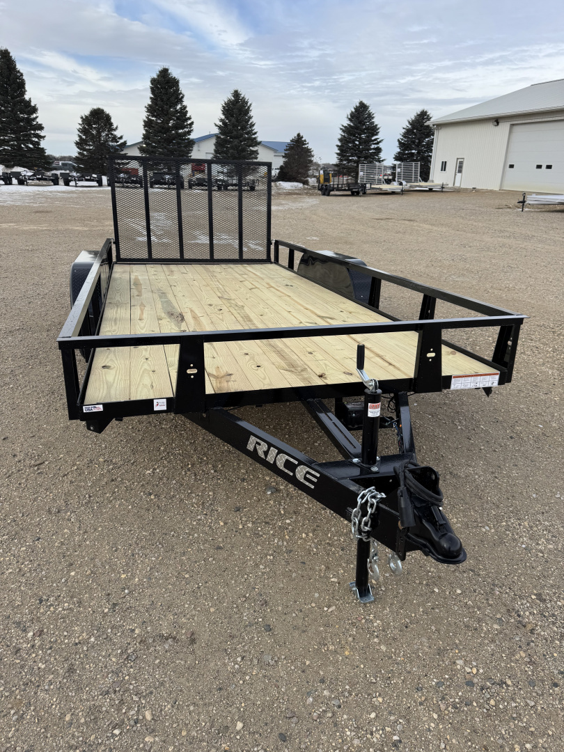 New 2026 Rice Trailers TD8216 Utility Trailer