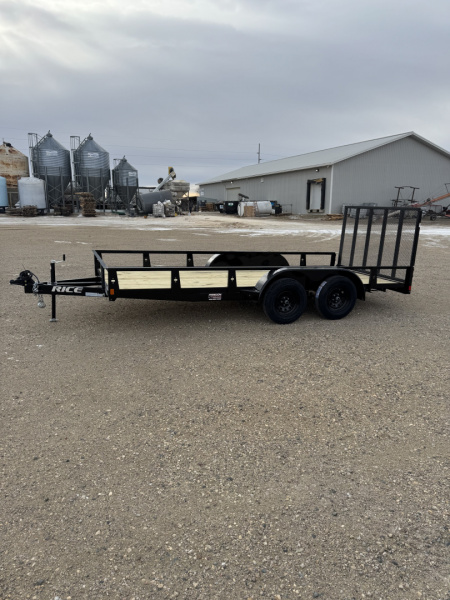 New 2026 Rice Trailers TD8216 Utility Trailer