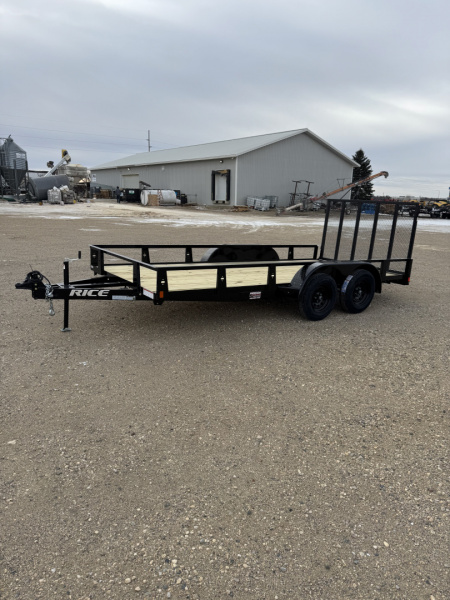 New 2026 Rice Trailers TD8216 Utility Trailer