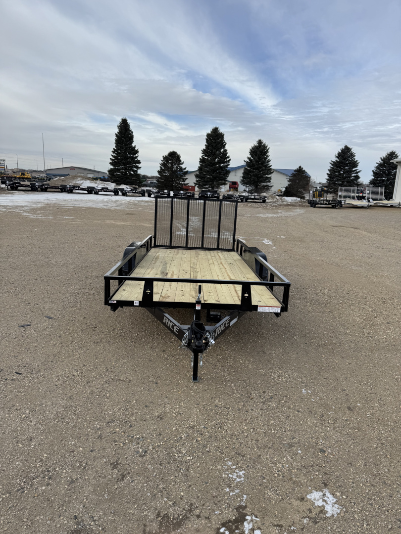New 2026 Rice Trailers TD8216 Utility Trailer