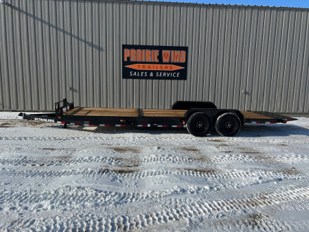 New 2026 PJ Trailers 24' T6 Tiltbed Equipment Tilt Trailer