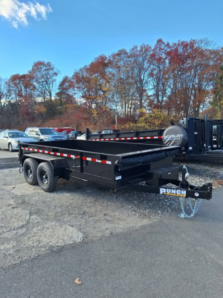 New 2026 7x14 14K Scissor Dump Trailer - Punch Trailers
