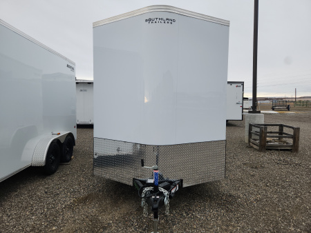 New 2026 Royal Cargo Trailers 7 X 16 +V REAR RAMP, HD 5200# AXLES Cargo / Enclosed Trailer