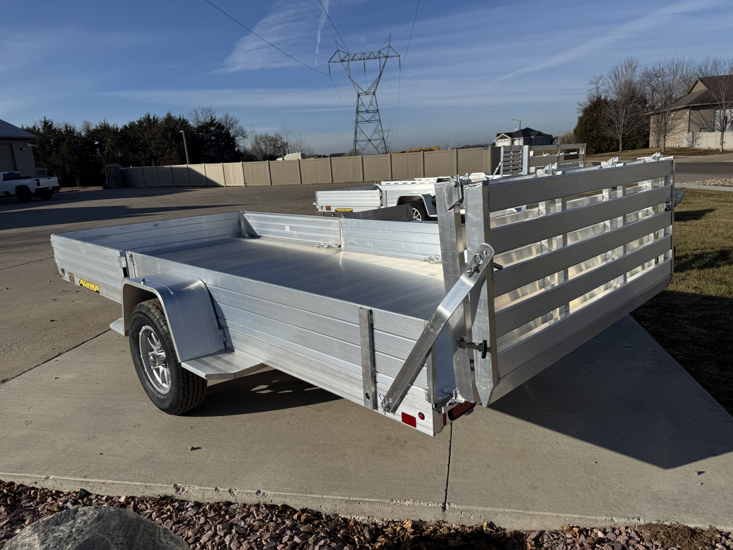 New 2026 Aluma 8115H BT SR 4.25K Utility Trailer