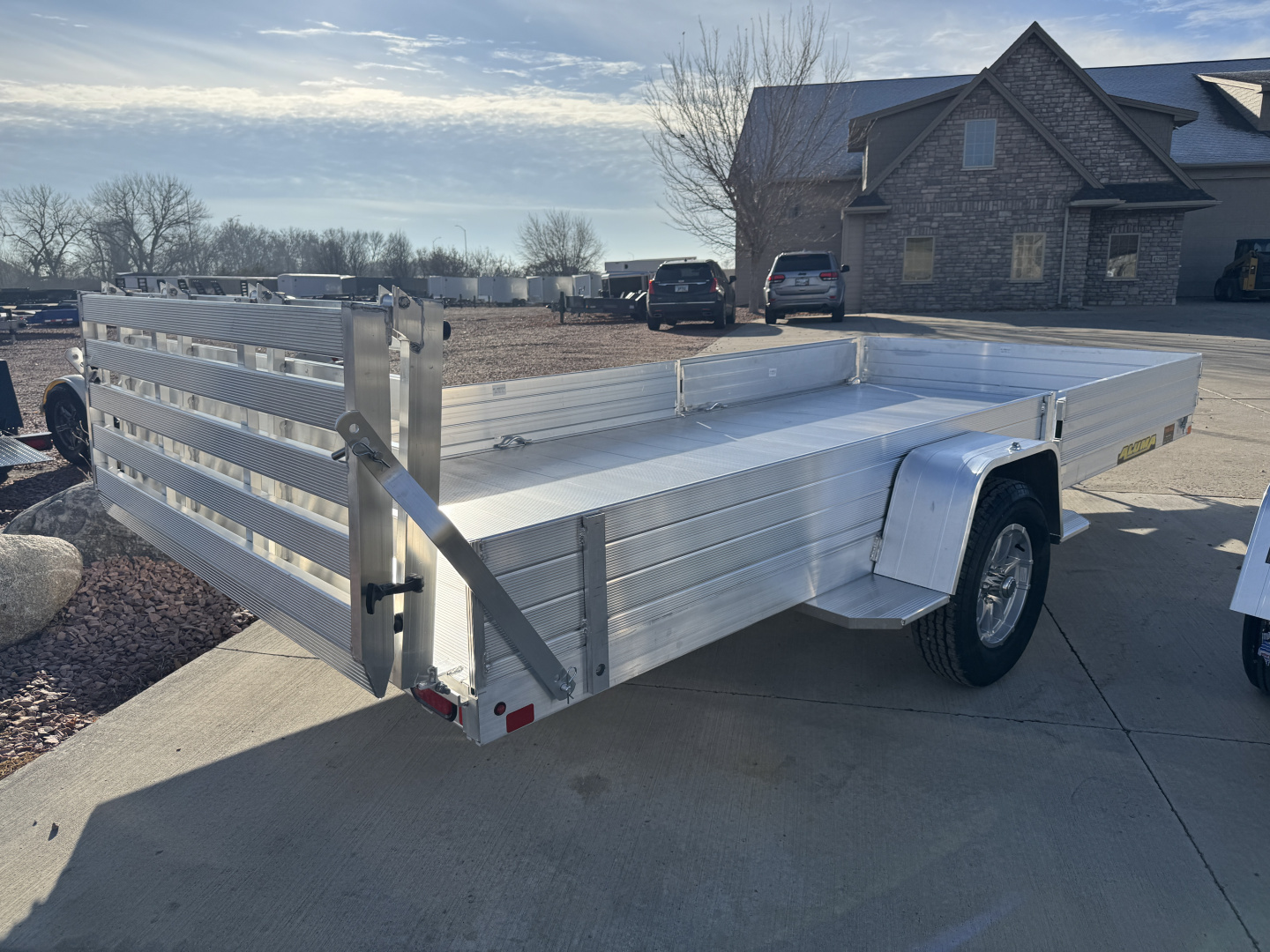 New 2026 Aluma 8115H BT SR 4.25K Utility Trailer