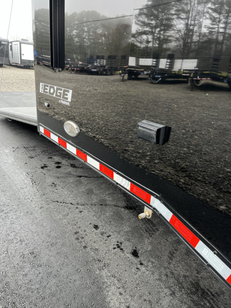 New 2026 Haulmark EDGE 34 Race Trailer With Turbo Package, Awning, Polycor, Insulated, Black Trim Package