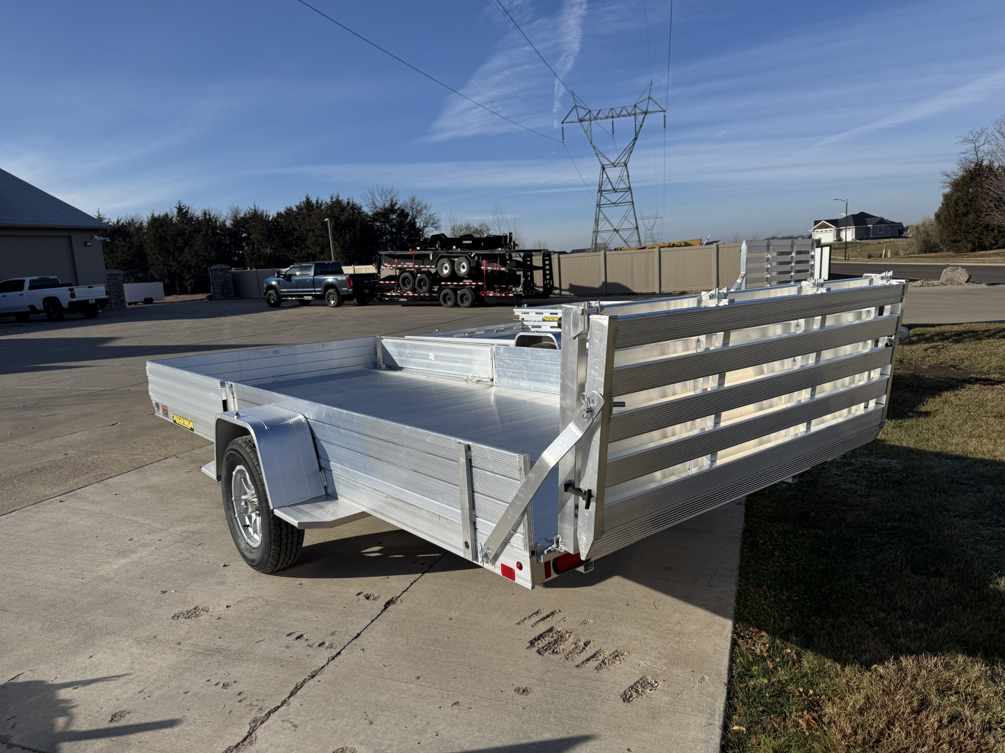 New 2026 Aluma 8115H BT SR 4.25k Utility Trailer