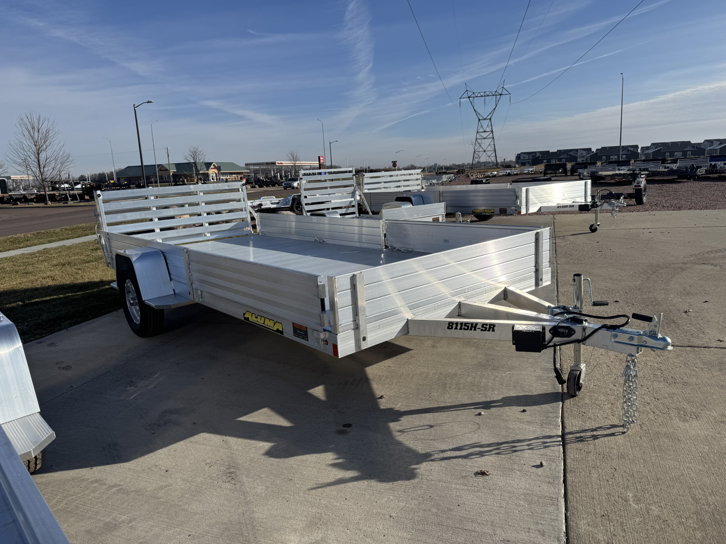 New 2026 Aluma 8115H BT SR 4.25k Utility Trailer