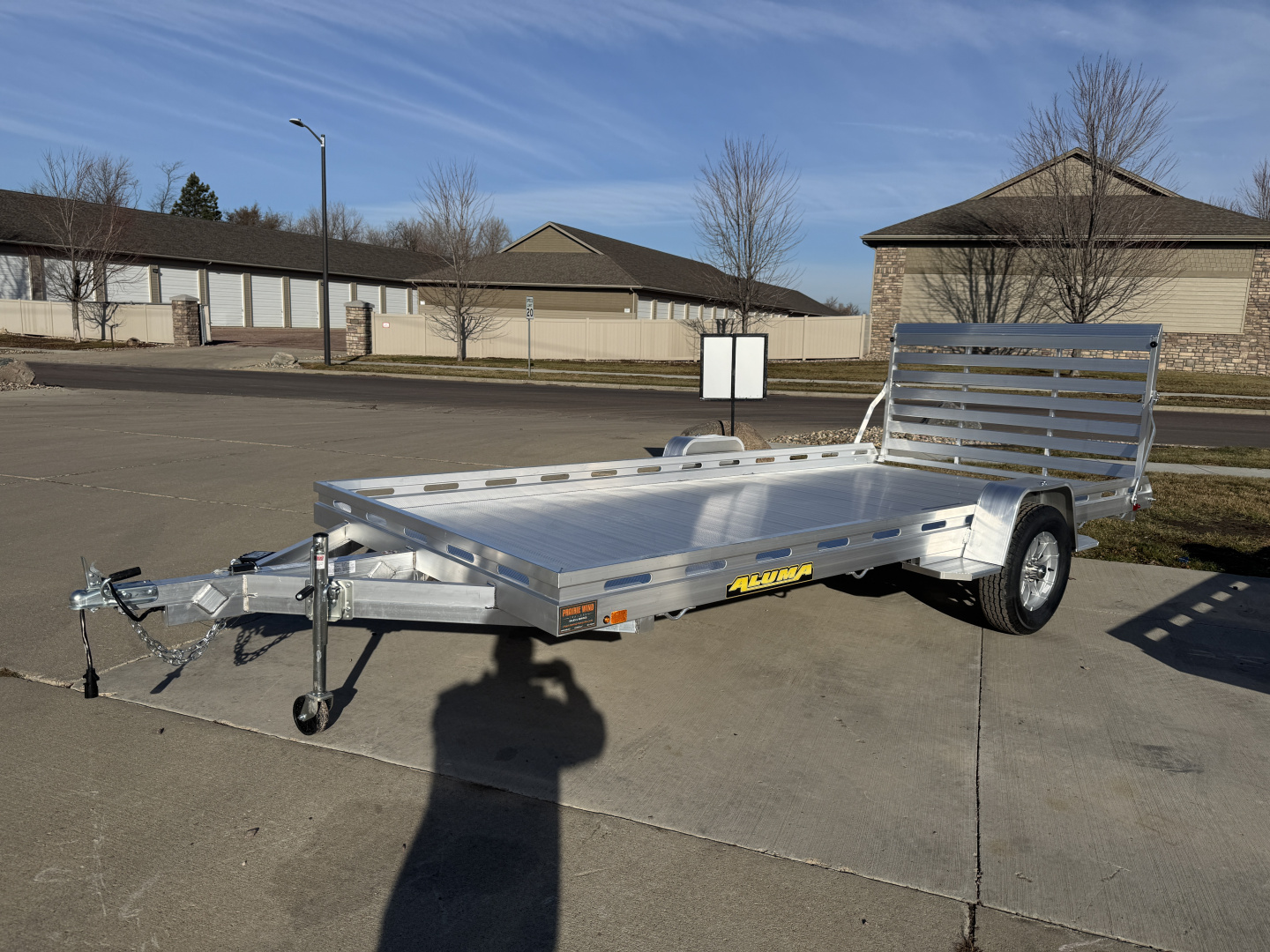 New 2026 Aluma 8015S EL TG 4.25K Utility Trailer