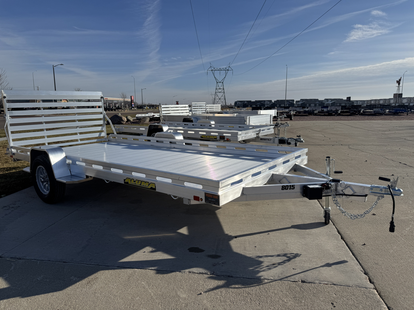 New 2026 Aluma 8015S EL TG 4.25K Utility Trailer