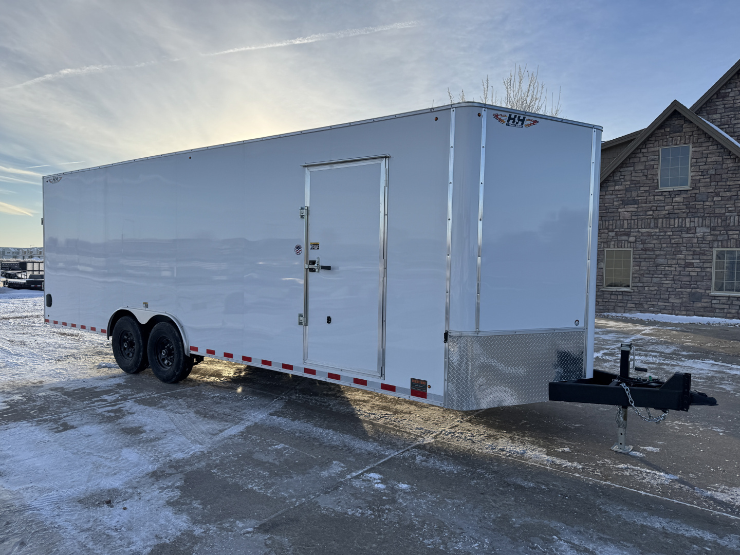 New 2026 H&H Trailers H10124FTCHV-14K Cargo / Enclosed Trailer