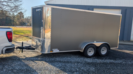 New 2026 Arising 23950 7x14 charcoal Cargo / Enclosed Trailer