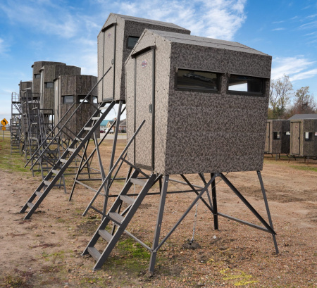 New 2025 MB Ranch King Blinds MB RANCH KING LITTLE BUCK GROUND BLIND WITH 4 FT LADDER WITH HANDRAIL Other