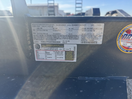New 2026 Buckshot MFG GUAGE 20F-3020 Flatbed Trailer