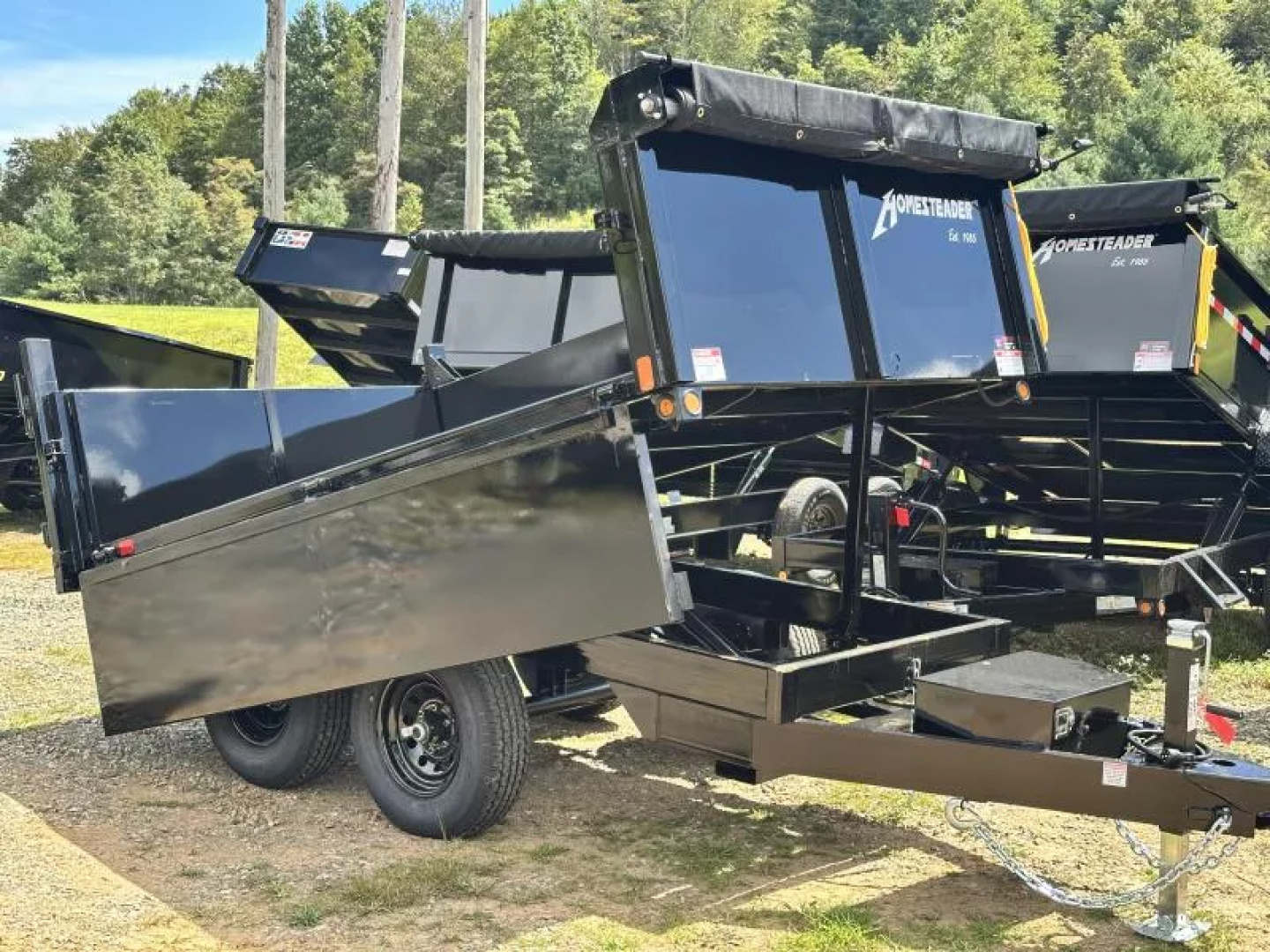 New 2026 Homesteader Trailers 610MB Dump Trailer