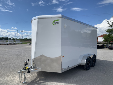 New 2026 NEO TRAILERS NAV147TR6 (7' X 14') 7K V-Nose Cargo / Enclosed Trailer