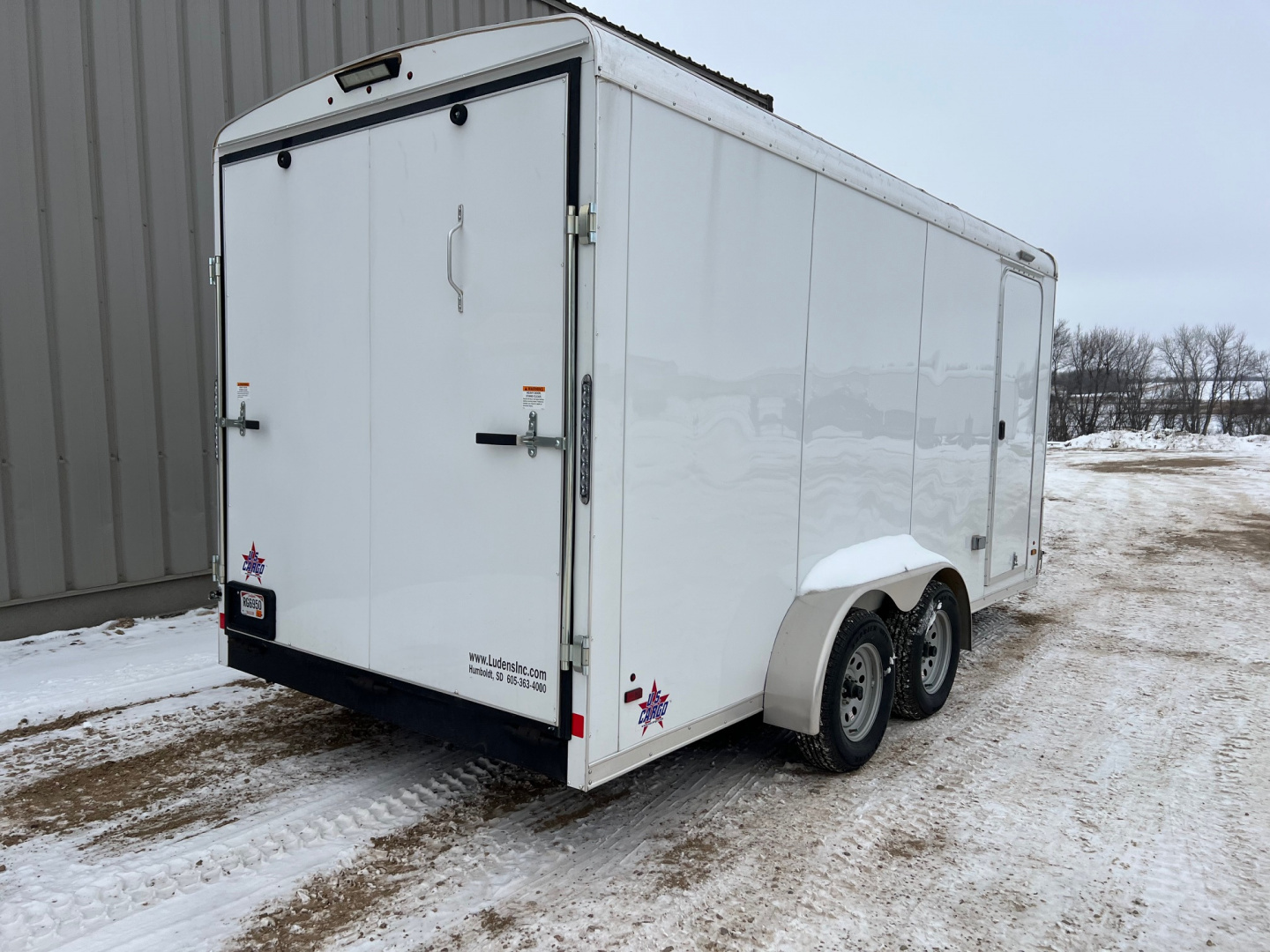 Used 2021 US Cargo 7 x 16 Enclosed Trailer Cargo / Enclosed Trailer