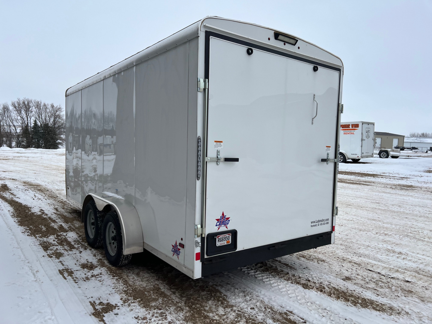 Used 2021 US Cargo 7 x 16 Enclosed Trailer Cargo / Enclosed Trailer