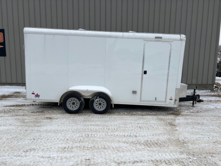 Used 2021 US Cargo 7 x 16 Enclosed Trailer Cargo / Enclosed Trailer