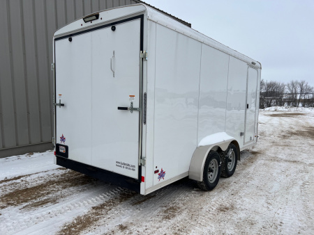 Used 2021 US Cargo 7 x 16 Enclosed Trailer Cargo / Enclosed Trailer