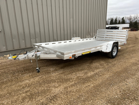 New 2026 Aluma 15' Aluminum 8015 Utility Trailer