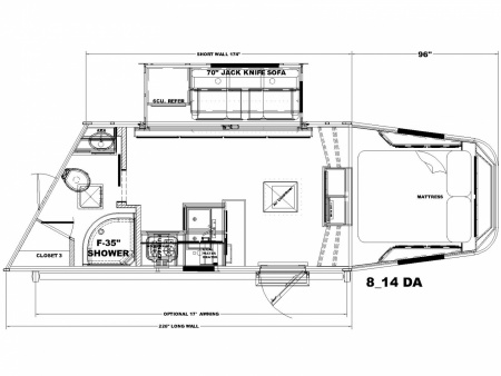 New 2026 Merhow Trailers Summit 8314 DA Horse Trailer