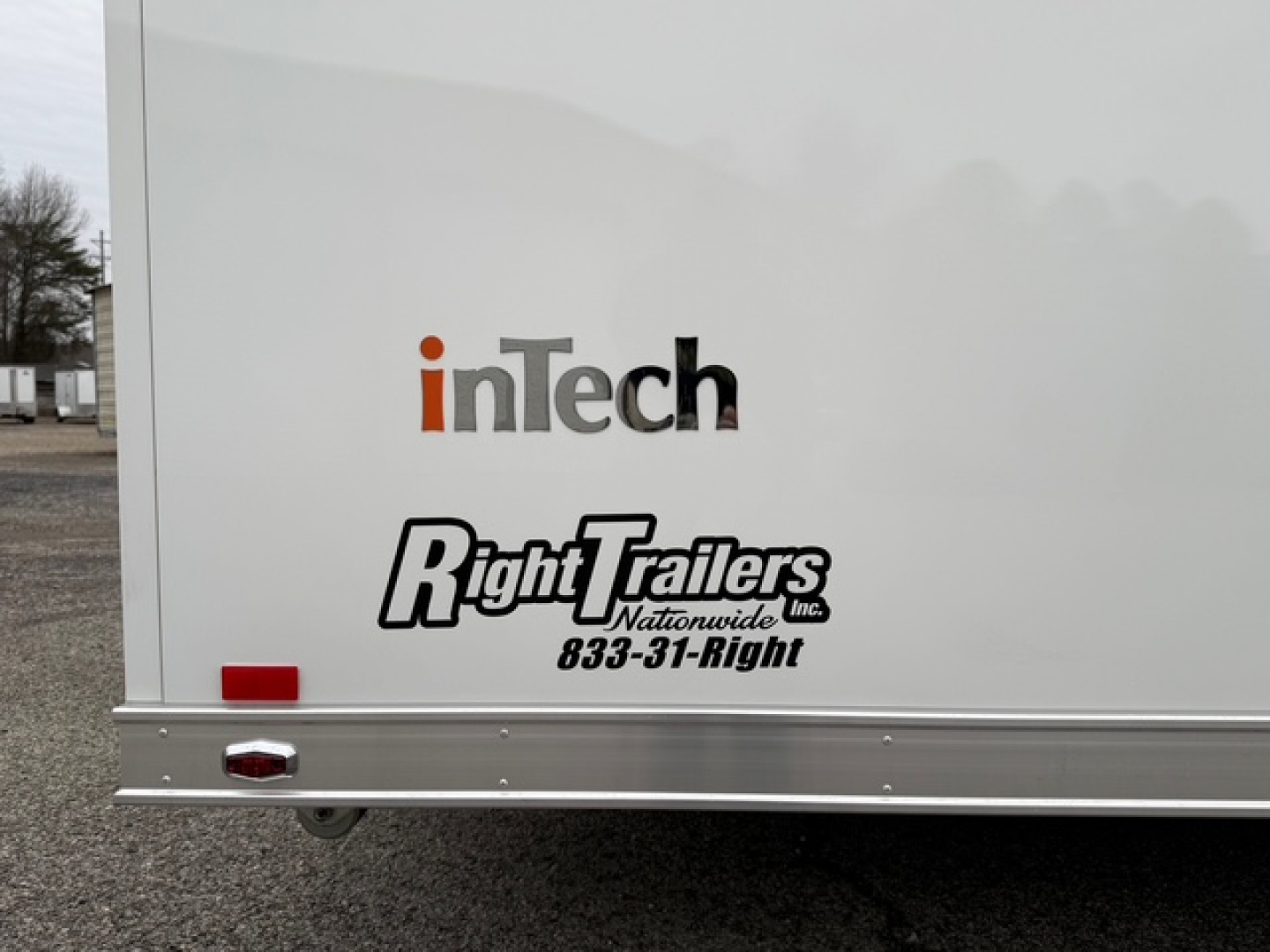 New 2026 INTECH 8.5X28 RACE TRAILER