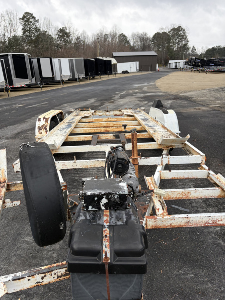 Used 1986 Southern Draw 7X20 Open Car Hauler Steel Trailer - 7K GVWR