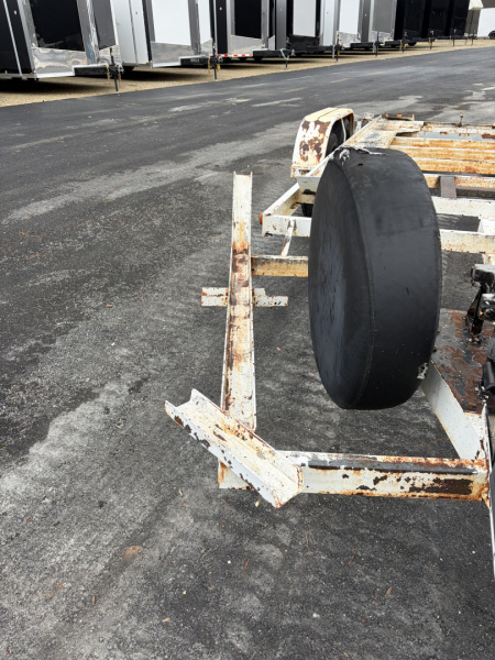 Used 1986 Southern Draw 7X20 Open Car Hauler Steel Trailer - 7K GVWR