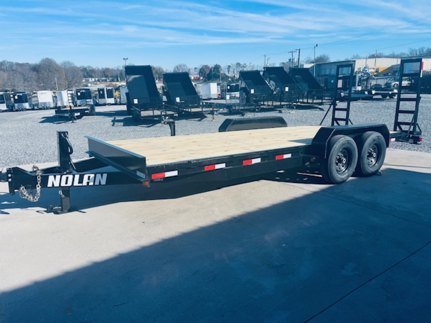 New 2026 Nolan 7X20 14K Equipment Trailer