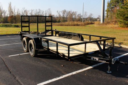 New 2026 GTS Trailers 77x14 Tandem axle w/1 brake Utility Trailer