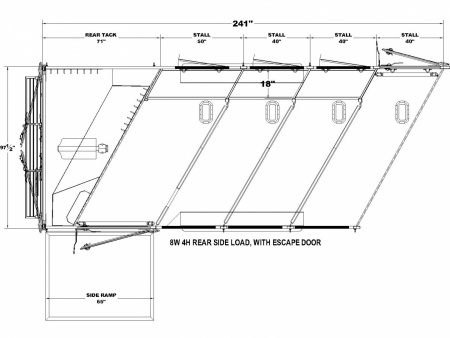 New 2026 Merhow Trailers 8416 BB Horse Trailer