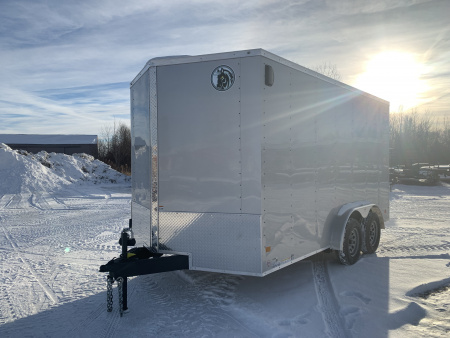 New 2026 Darkhorse DHW7.5X14TA35 (7.5' x 14') 7K V-Nose Cargo / Enclosed Trailer