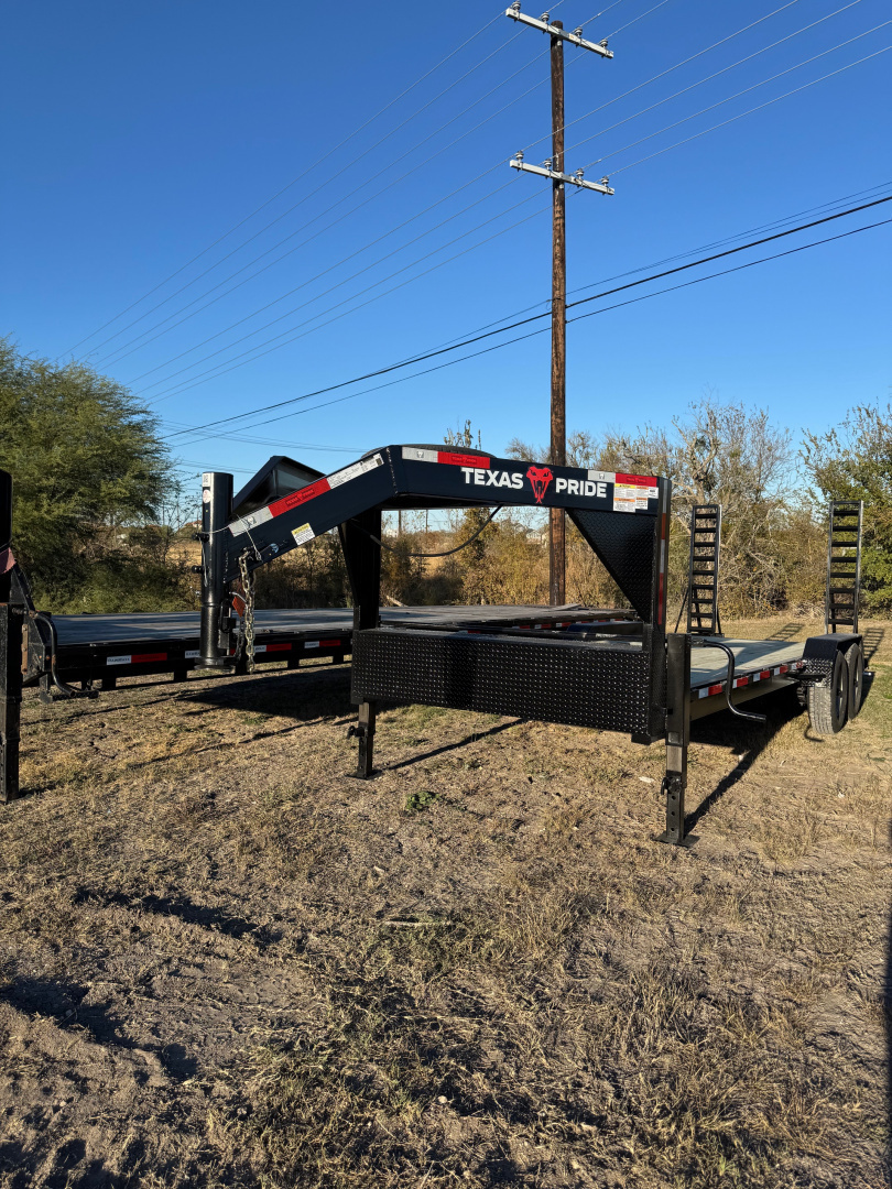 New 2026 Texas Pride Trailers EQ72216KGN-1394 Flatbed Trailer