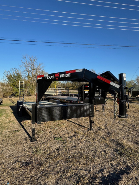 New 2026 Texas Pride Trailers EQ72216KGN-1394 Flatbed Trailer