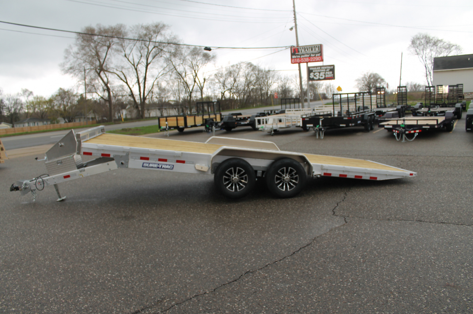 New 2025 Sure-Trac STAPT8220-BP-100 Car Hauler