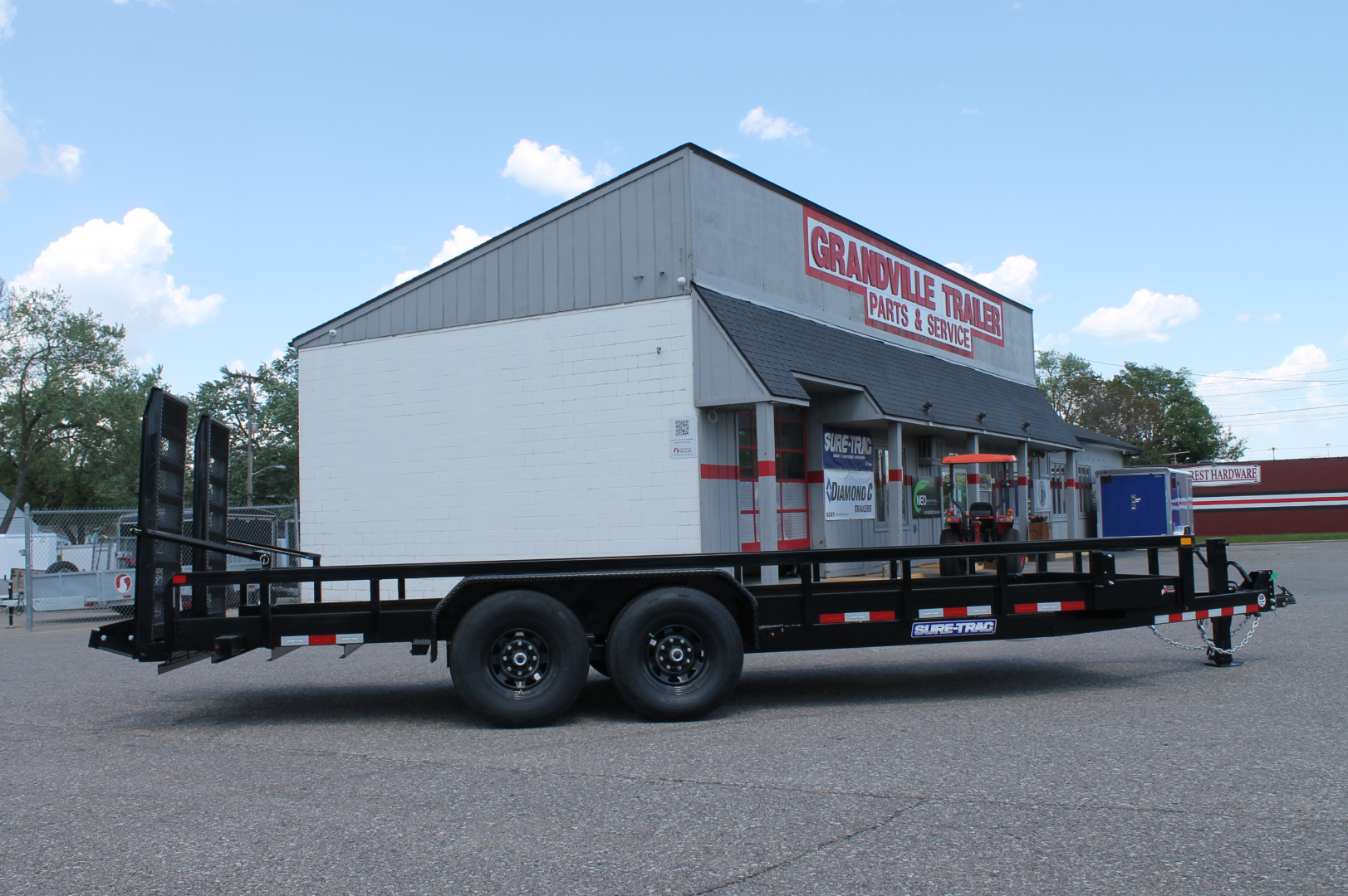 New 2025 Sure-Trac STUTT8220-BP-140 Utility Trailer