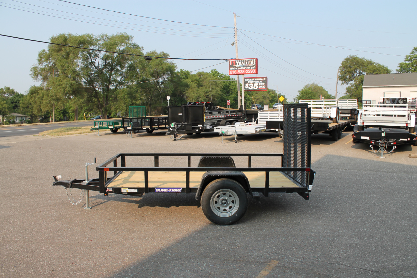 New 2025 Sure-Trac STUTT6208-BP-030 Utility Trailer