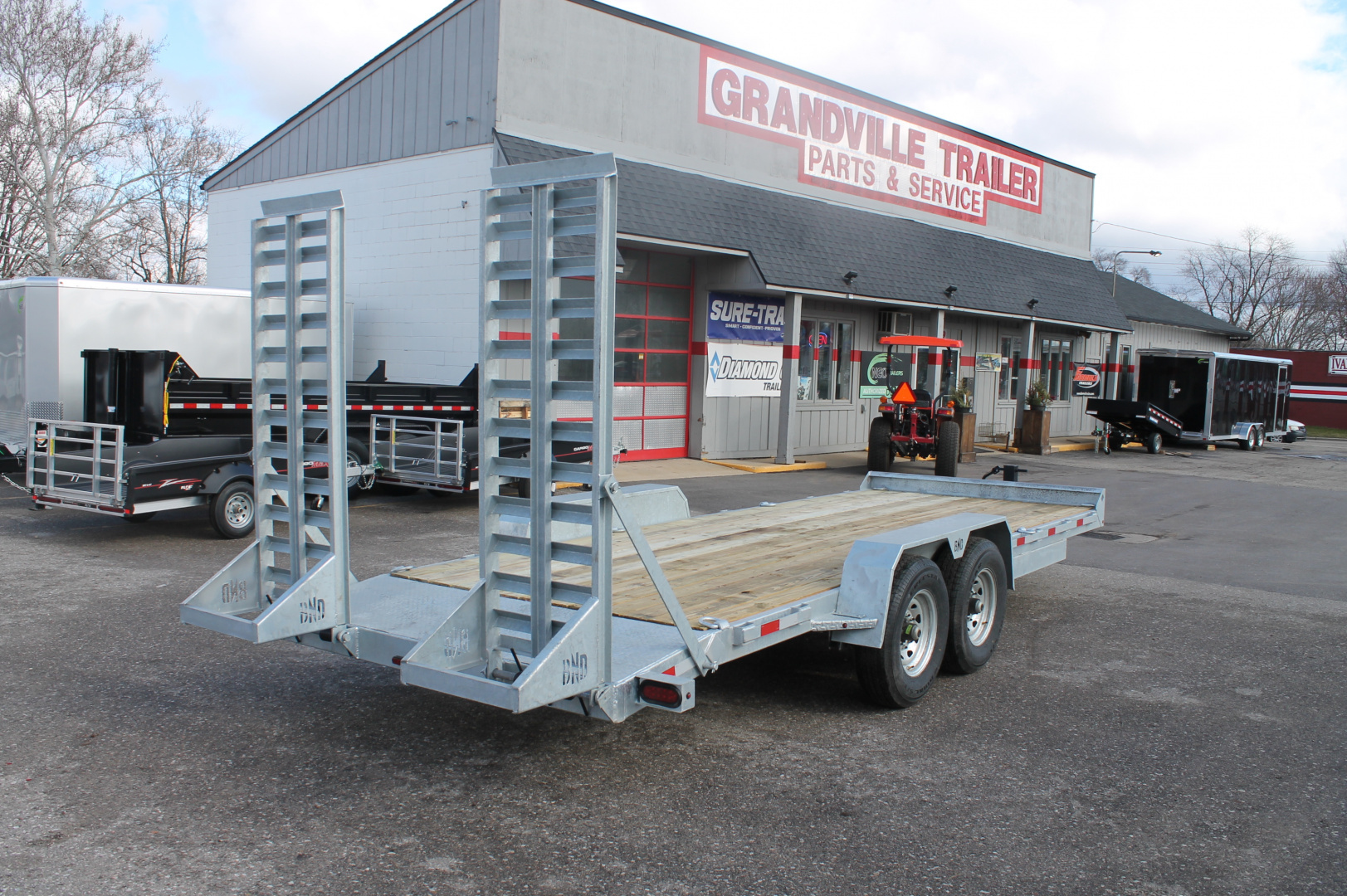 New 2025 BND Trailers GAL20 7X20 E 14K Equipment Trailer