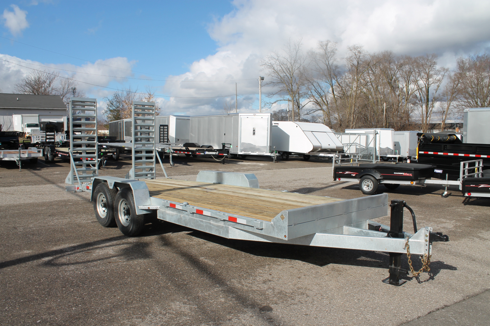 New 2025 BND Trailers GAL20 7X20 E 14K Equipment Trailer