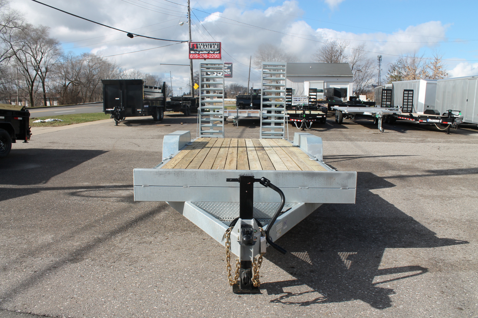 New 2025 BND Trailers GAL20 7X20 E 14K Equipment Trailer