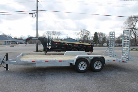 New 2025 BND Trailers GAL20 7X20 E 14K Equipment Trailer