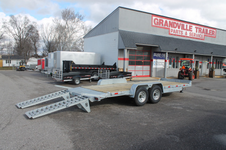 New 2025 BND Trailers GAL20 7X20 E 14K Equipment Trailer