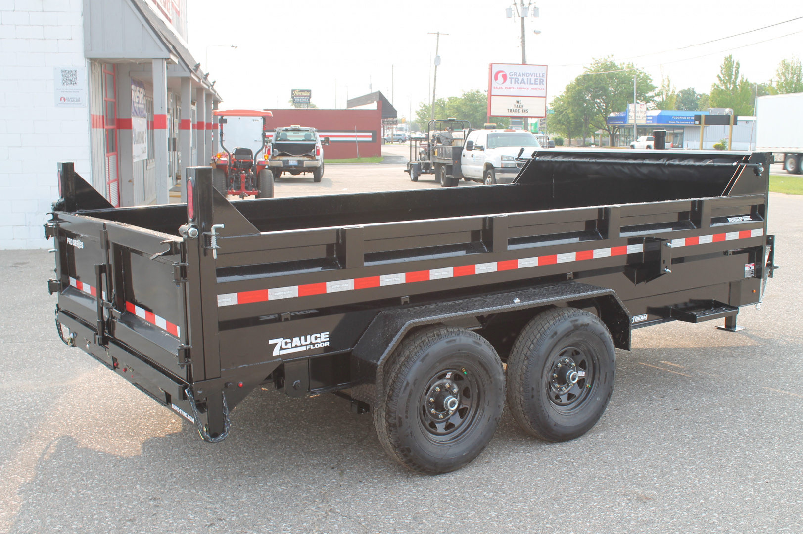 New 2025 Sure-Trac STBTL8214-BP-154 Dump Trailer