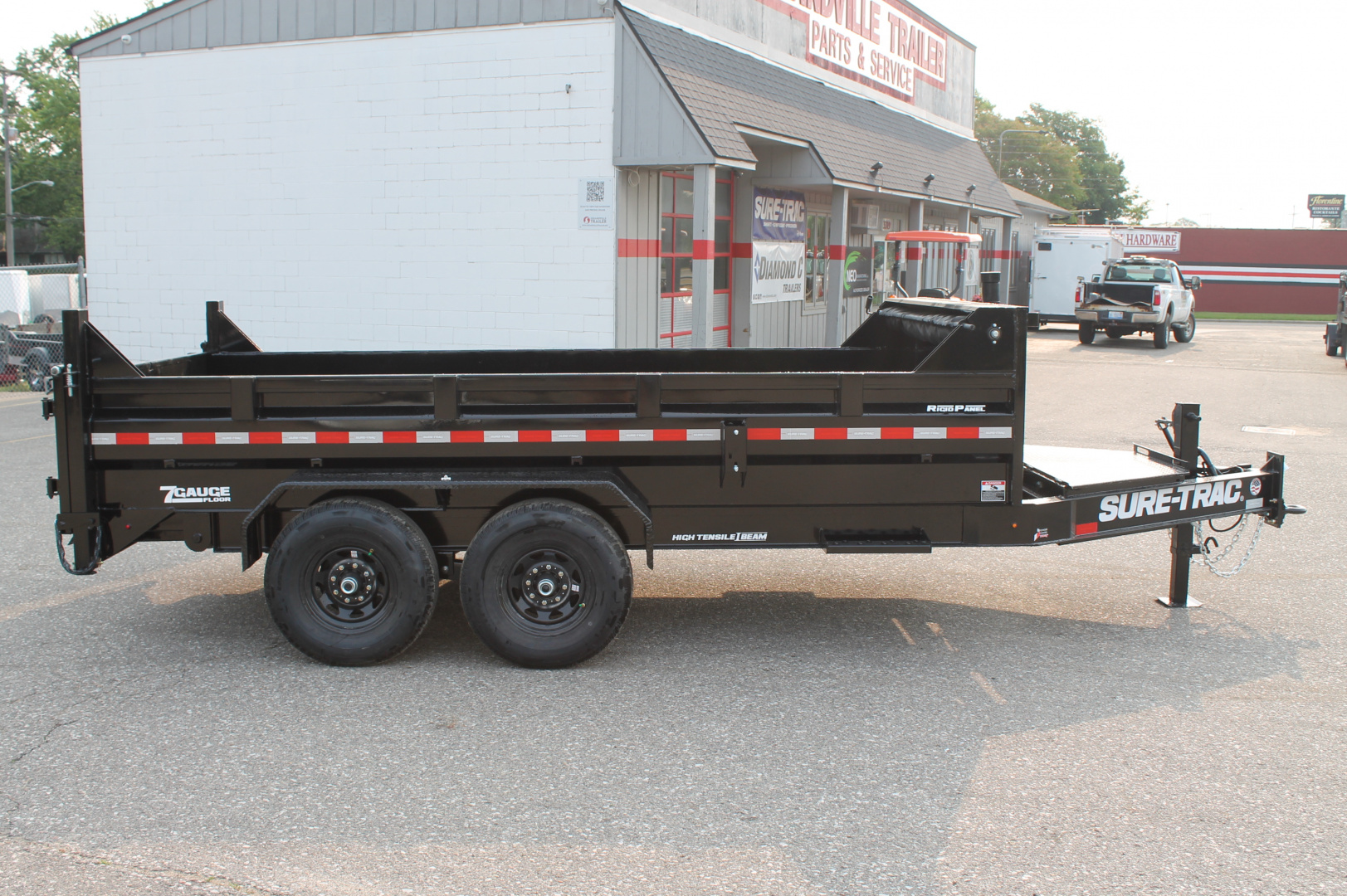 New 2025 Sure-Trac STBTL8214-BP-154 Dump Trailer