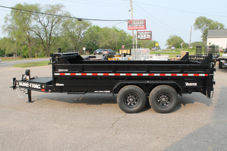 New 2025 Sure-Trac STBTL8214-BP-154 Dump Trailer