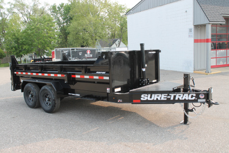 New 2025 Sure-Trac STBTL8214-BP-154 Dump Trailer